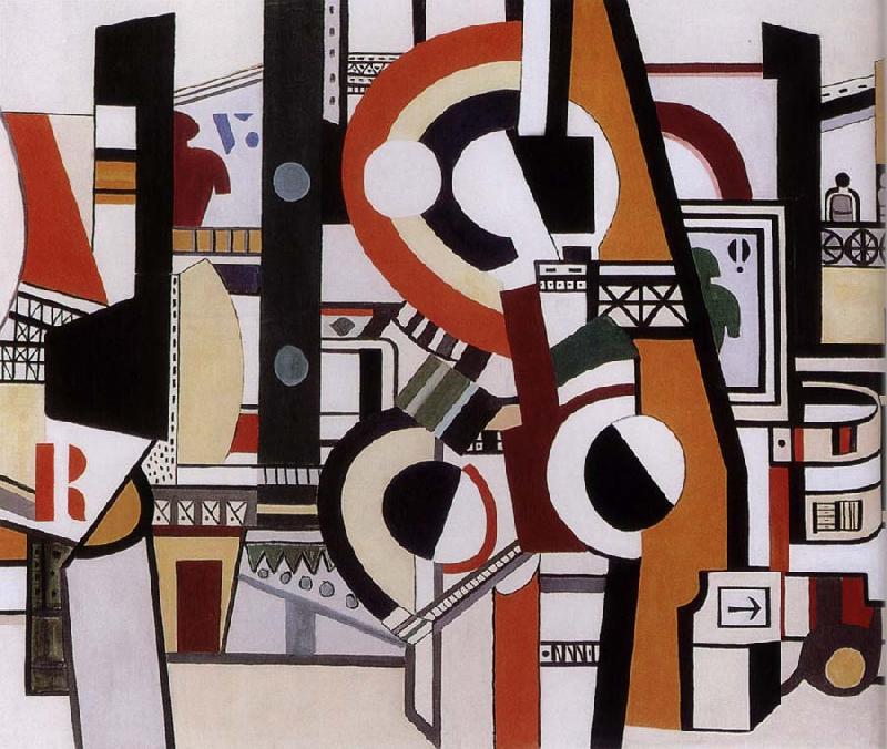 Fernard Leger The disk in the city oil painting image
